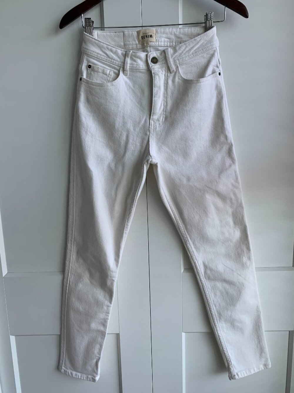 Sezane Denim white jean size 2 or US XS